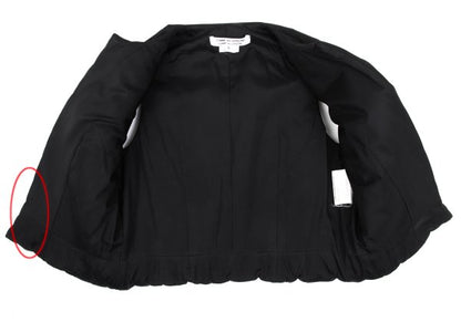 COMME des GARCONS Padded Wool Buttonless Vest Black Size S