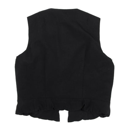 COMME des GARCONS Padded Wool Buttonless Vest Black Size S
