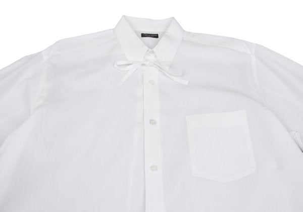 COMME des GARCONS HOMME PLUS Ribbon Shirt White Size M