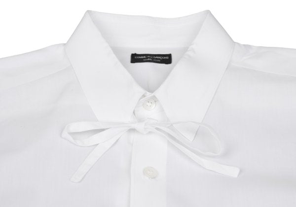 COMME des GARCONS HOMME PLUS Ribbon Shirt White Size M