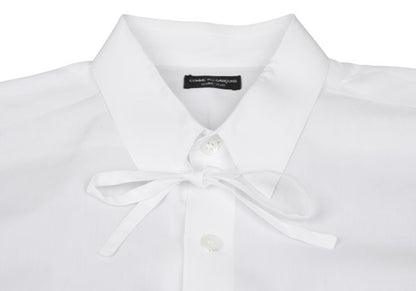 COMME des GARCONS HOMME PLUS Ribbon Shirt White Size M