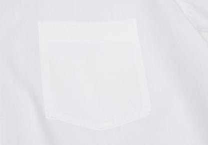 COMME des GARCONS HOMME PLUS Ribbon Shirt White Size M
