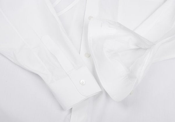COMME des GARCONS HOMME PLUS Ribbon Shirt White Size M