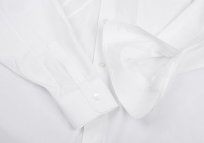 COMME des GARCONS HOMME PLUS Ribbon Shirt White Size M