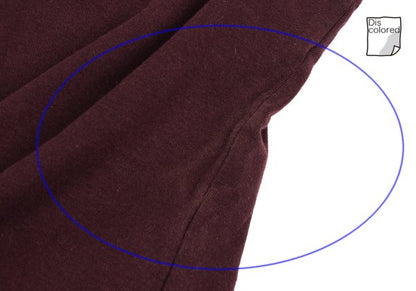 GAULTIER JEAN'S Cotton Logo Half-Zip Top Bordeaux Size 40