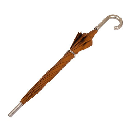 Jean Paul GAULTIER Chain Strap Umbrella Brown