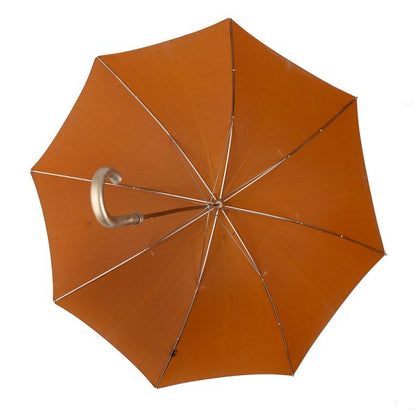 Jean Paul GAULTIER Chain Strap Umbrella Brown