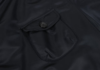 s'yte Faux Fur Shawl Collar Nylon Blouson Black Size 3