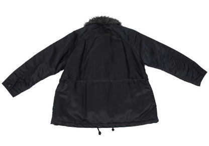 s'yte Faux Fur Shawl Collar Nylon Blouson Black Size 3