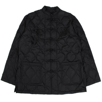 S'YTE x TAION Embroidered Quilted Down Jacket Black Size 2