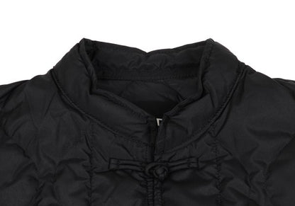 S'YTE x TAION Embroidered Quilted Down Jacket Black Size 2