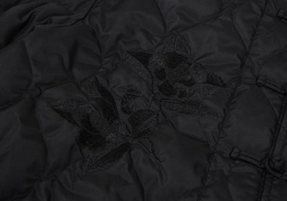 S'YTE x TAION Embroidered Quilted Down Jacket Black Size 2