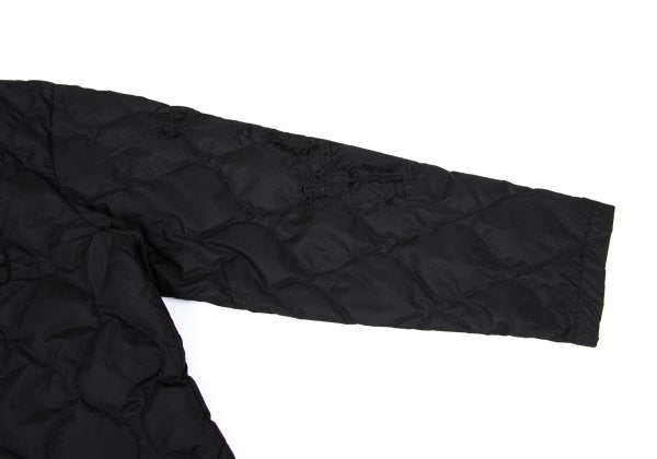 S'YTE x TAION Embroidered Quilted Down Jacket Black Size 2
