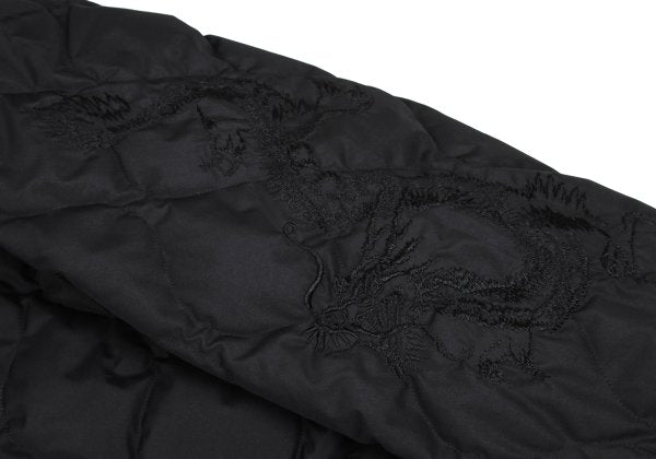 S'YTE x TAION Embroidered Quilted Down Jacket Black Size 2