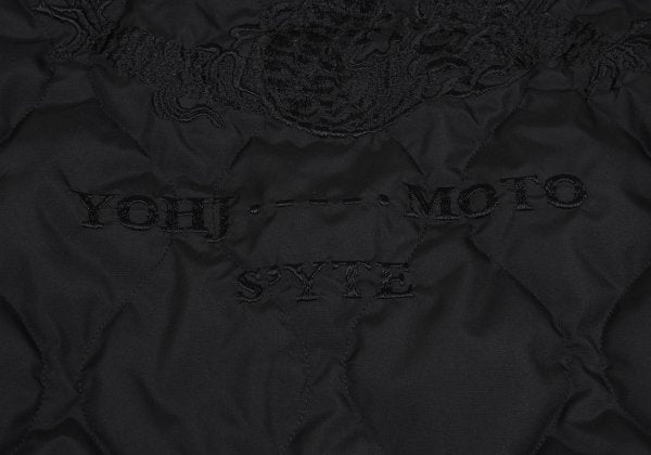 S'YTE x TAION Embroidered Quilted Down Jacket Black Size 2