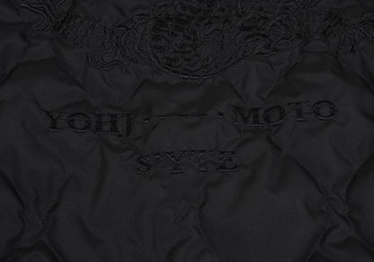 S'YTE x TAION Embroidered Quilted Down Jacket Black Size 2