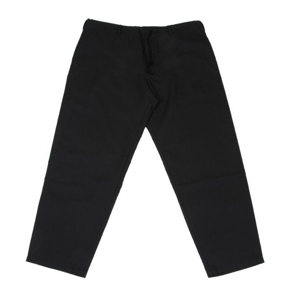 Ground Y Wool Poly Gabardine Waist Cord Pants Black Size 3