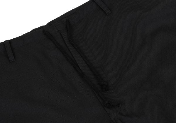 Ground Y Wool Poly Gabardine Waist Cord Pants Black Size 3