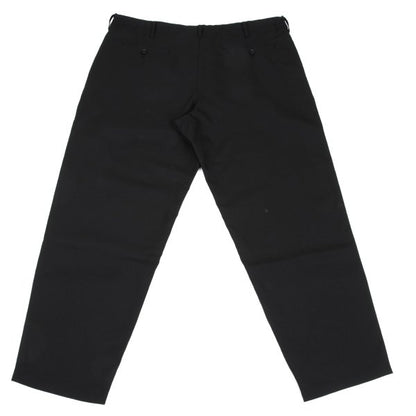 Ground Y Wool Poly Gabardine Waist Cord Pants Black Size 3