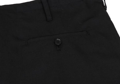 Ground Y Wool Poly Gabardine Waist Cord Pants Black Size 3