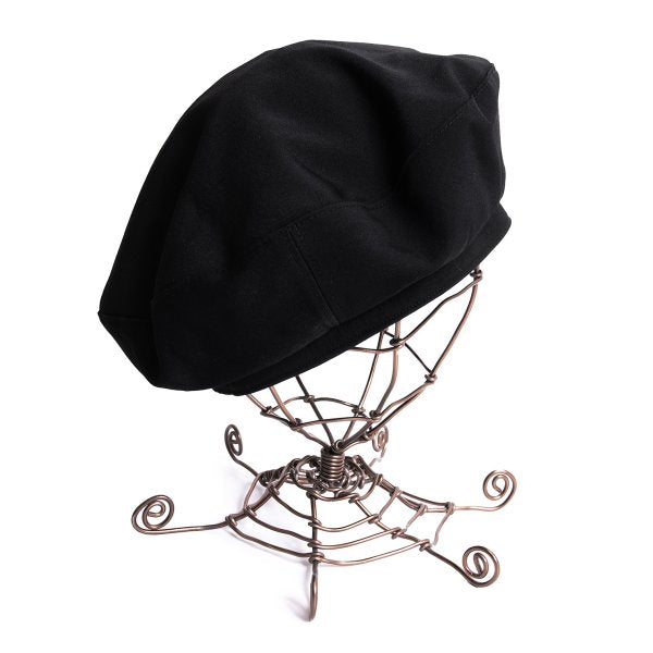 S'YTE Wool Gabardine Beret Black