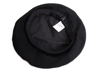 S'YTE Wool Gabardine Beret Black