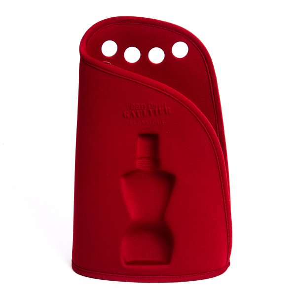 Jean Paul GAULTIER CLASSIQUE Zip Bag Red