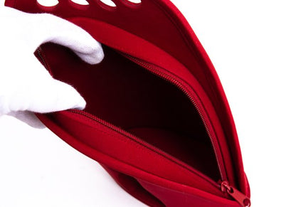 Jean Paul GAULTIER CLASSIQUE Zip Bag Red