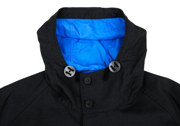COMME des GARCONS HOMME Cotton Wool Hooded Coat Black Size S