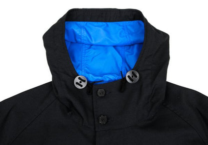 COMME des GARCONS HOMME Cotton Wool Hooded Coat Black Size S