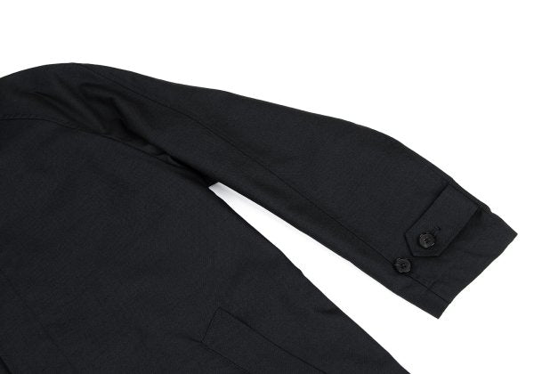 COMME des GARCONS HOMME Cotton Wool Hooded Coat Black Size S