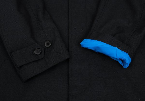 COMME des GARCONS HOMME Cotton Wool Hooded Coat Black Size S
