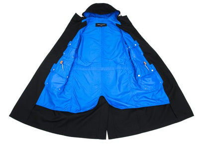 COMME des GARCONS HOMME Cotton Wool Hooded Coat Black Size S