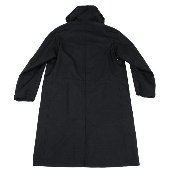 COMME des GARCONS HOMME Cotton Wool Hooded Coat Black Size S