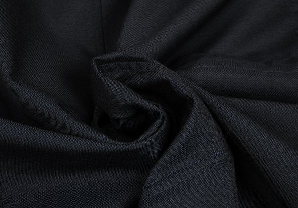 COMME des GARCONS HOMME Cotton Wool Hooded Coat Black Size S