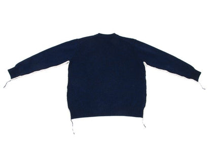 COMME des GARCONS HOMME 22AW Wool Side Sweater Navy Size M