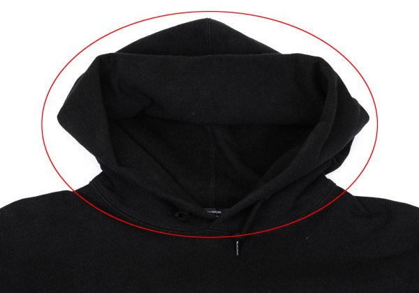 COMME des GARCONS HOMME Front Logo Print Hoodie Black Size L