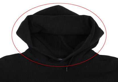 COMME des GARCONS HOMME Front Logo Print Hoodie Black Size L