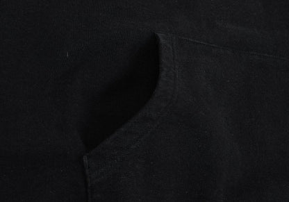 COMME des GARCONS HOMME Front Logo Print Hoodie Black Size L