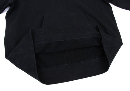 COMME des GARCONS HOMME Front Logo Print Hoodie Black Size L