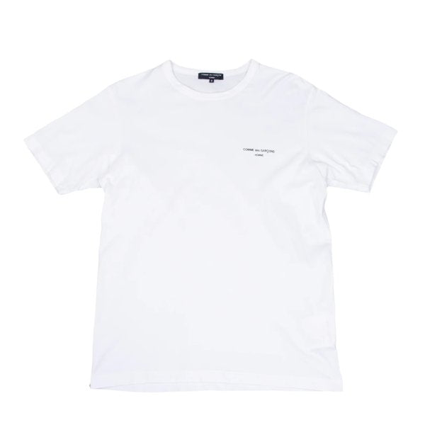 COMME des GARCONS HOMME Cotton Logo T-Shirt White Size S
