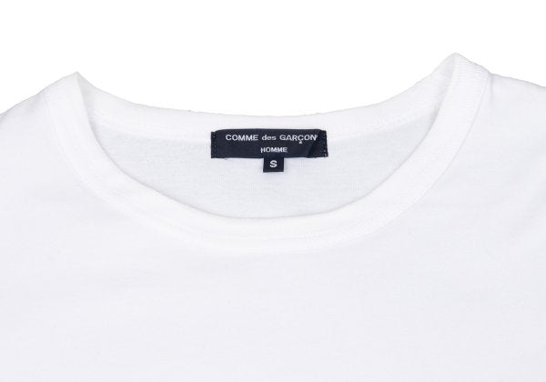 COMME des GARCONS HOMME Cotton Logo T-Shirt White Size S