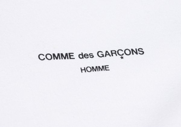 COMME des GARCONS HOMME Cotton Logo T-Shirt White Size S