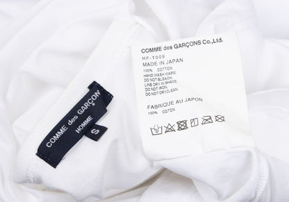 COMME des GARCONS HOMME Cotton Logo T-Shirt White Size S