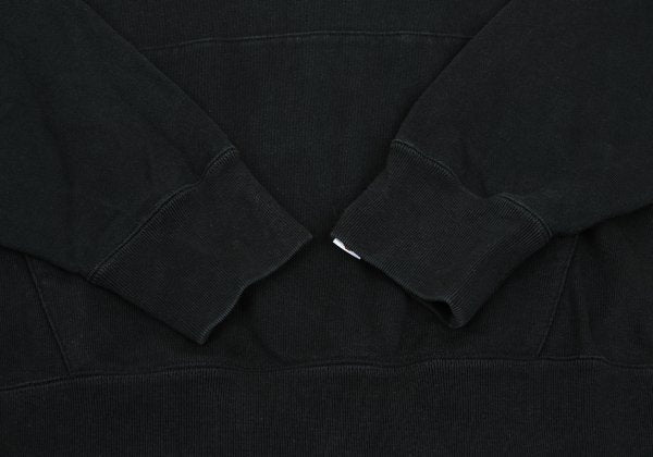 A BATHING APE BAPE Logo Print Hoodie Black Size L