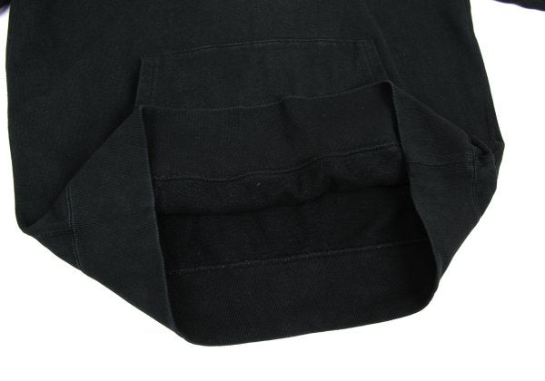 A BATHING APE BAPE Logo Print Hoodie Black Size L