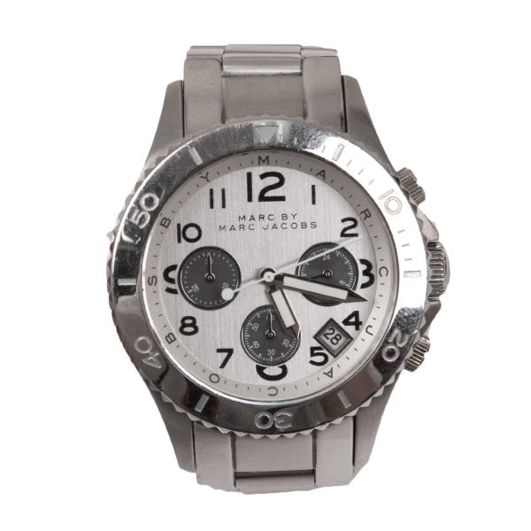 MARC BY MARC JACOBS MBM3155 Rock Chronograph Watch Silver