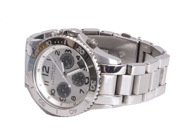 MARC BY MARC JACOBS MBM3155 Rock Chronograph Watch Silver