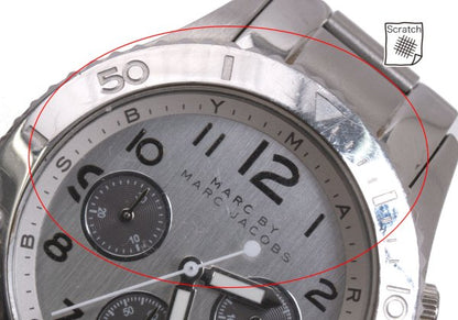 MARC BY MARC JACOBS MBM3155 Rock Chronograph Watch Silver
