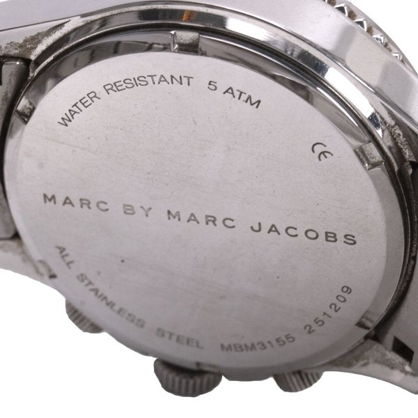 MARC BY MARC JACOBS MBM3155 Rock Chronograph Watch Silver